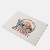 Paillasson Esprit libre, Coeur sauvage | Pays occidental (Incliné)