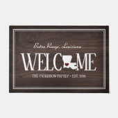 Paillasson État de la Louisiane (Devant)