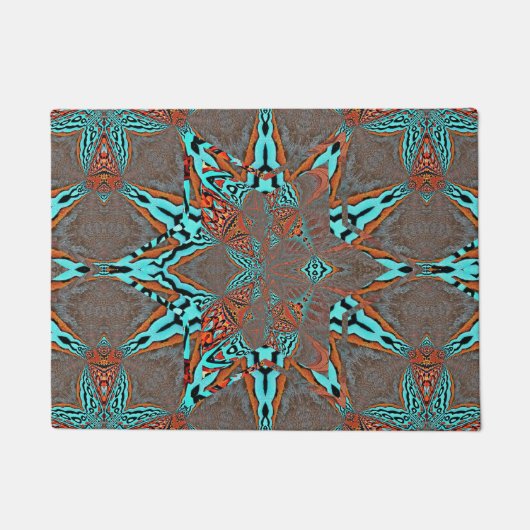 Paillasson Étoile fractale de la complexité future (Devant)