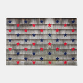 Paillasson étoiles bleu marine patriotique (Devant)