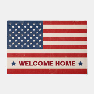 Paillasson Étoiles de drapeau américain des USA de Jour du