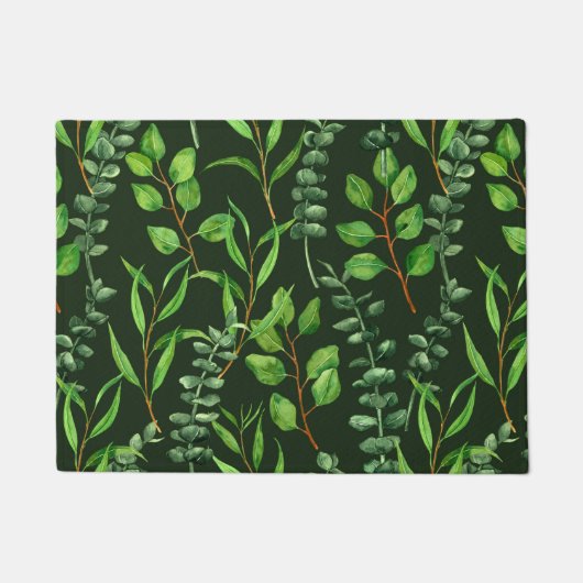 Paillasson Eucalyptus vert foncé (Devant)