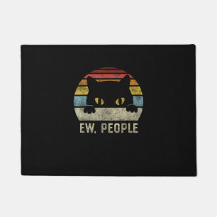 Paillasson Ew Personnes Retro Chat Drôle Vintage Anti Social
