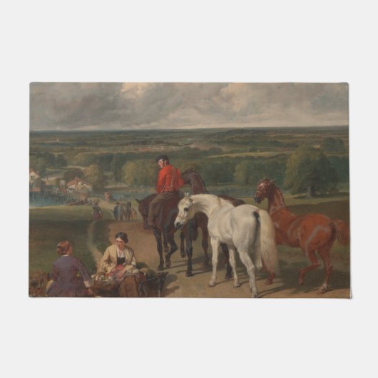Paillasson Exercice des chevaux royaux (art équin) (Devant)