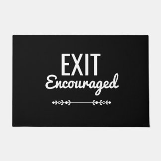 Paillasson Exit Encouraged Door Mat