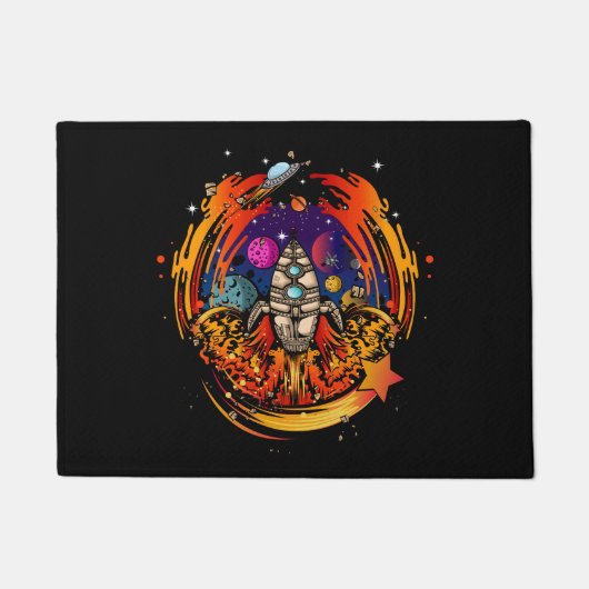 Paillasson Exploser le vaisseau spatial (Devant)