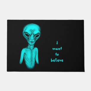 Paillasson Extraterrestre, je veux croire
