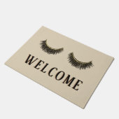 Paillasson Eyelash & Brow Maquillage Artiste Salon de Beauté  (Incliné)