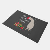 Paillasson Fa La Llama Chemise - Llama Christmas (Incliné)