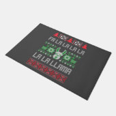 Paillasson Fa La Llama Shirt - Llam Chandail de Noël moche (Incliné)
