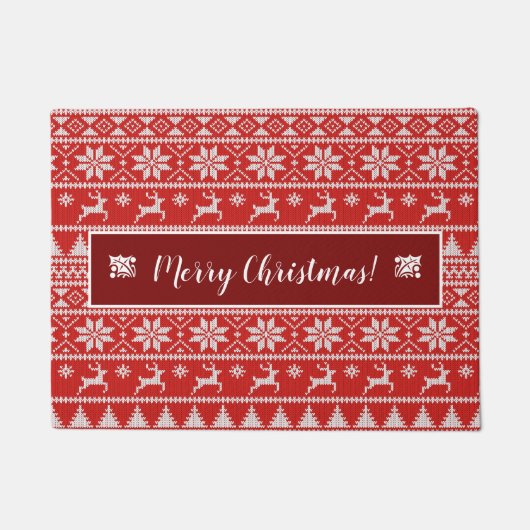 Paillasson Fair Isle Christmas (Devant)