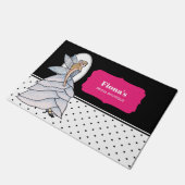 Paillasson Fairy Princess Robe Pétale Illustration de mode (Incliné)