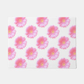 Paillasson Faisée de gerbera rose pâle (Devant)