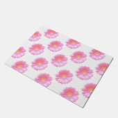 Paillasson Faisée de gerbera rose pâle (Incliné)