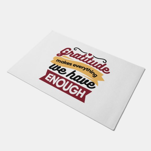 Paillasson Faith and Gratitude Artwork – Uplifting Christian  (Incliné)