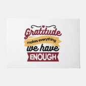 Paillasson Faith and Gratitude Artwork – Uplifting Christian  (Devant)