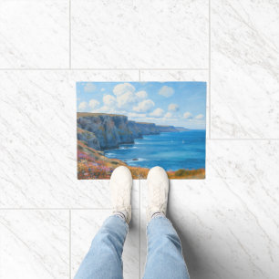 Paillasson "Falaises d'Endless Horizon" - Un paysage marin ga