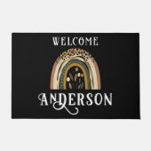 Paillasson Fall Rainbow Nom de famille Welcome Mat (Devant)