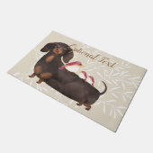 Paillasson Famille Dachshund et Birds (Incliné)