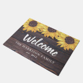 Paillasson Famille de tournesol rustique (Incliné)