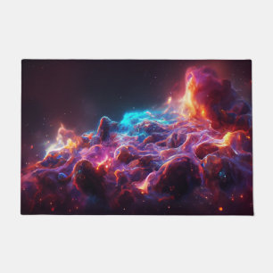 Paillasson Fantastique Nebula Espace Abstrait 1
