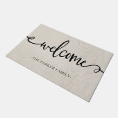 Paillasson Farmhouse Chic | Bienvenue (Incliné)
