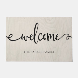 Paillasson Farmhouse Chic   Bienvenue