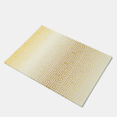 Paillasson Faux Gold Foil Trellis Grèce Key Motif mat (Incliné)