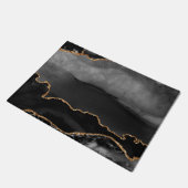 Paillasson Faux Gris Marbré Agate Parties scintillant dorée P (Incliné)