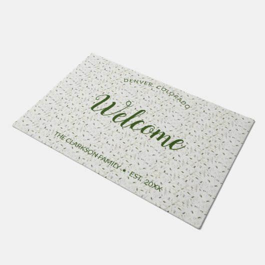 Paillasson Faux Papier artisanal Nature Bits Design (Incliné)