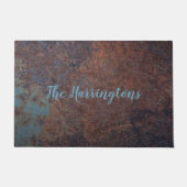 Paillasson Faux Rusty Metal sur mesure (Devant)