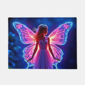 Paillasson Fée de papillon mystique éclatante (Devant)