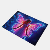 Paillasson Fée de papillon mystique éclatante (Incliné)