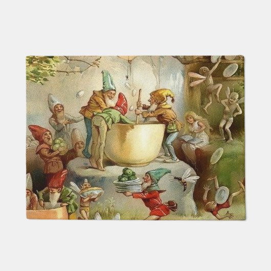 Paillasson "Fées victoriennes" par E S Hardy (Devant)