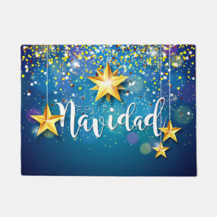 Paillasson Felize Navidad Gold Stars Noël