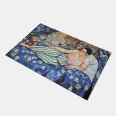 Paillasson Femme dans la chambre Bleue (par Suzanne Valadon) (Incliné)