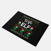 Paillasson femme elf noël laide pull (Incliné)
