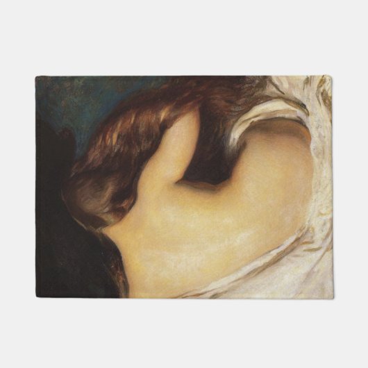 Paillasson Femme qui pleure ses cheveux (par Joseph DeCamp) (Devant)