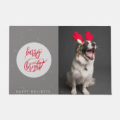 Paillasson Fer et brillant | Photo personnalisée | Joyeuses f (Devant)