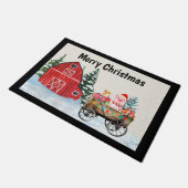 Paillasson Ferme Barnyard Country Porte de Noël Mat (Incliné)