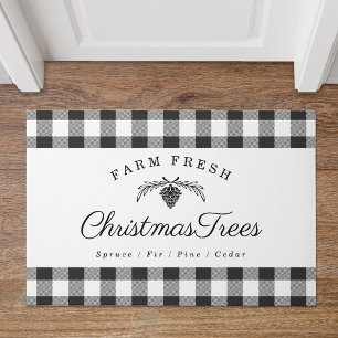 Paillasson Ferme Buffalo Check Fresh Christmas Trees