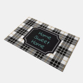 Paillasson Ferme, Buffalo Check, Plaid Farmhouse Doormat (Incliné)