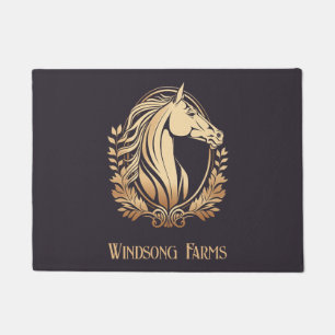Paillasson Ferme de chevaux sur mesure chic