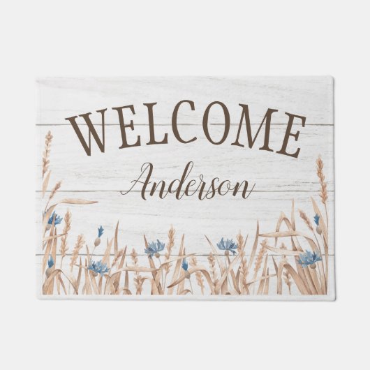 Paillasson Ferme Expédition Signature du champ d'été (Devant)