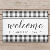 Paillasson Ferme moderne Buffle noir Plaid Accueil