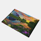 Paillasson Ferme Purple Roof Pond à Sunrise (Incliné)