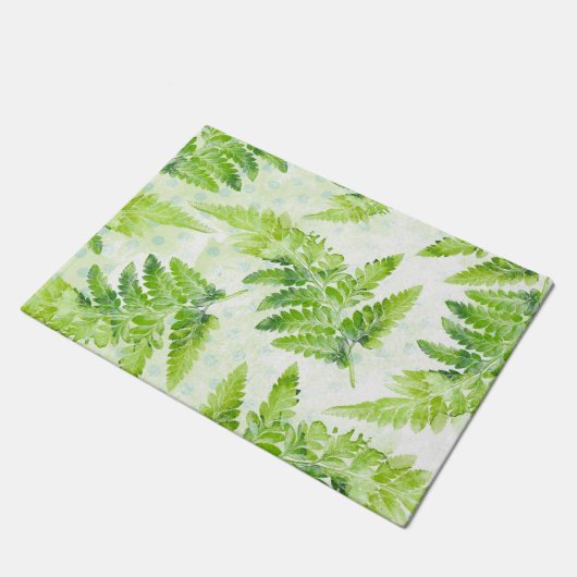 Paillasson Ferme verte Beau printemps Feuilles d'été (Incliné)