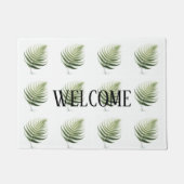 Paillasson Fern Fronds Foliing Welcome Doormat (Devant)