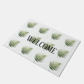 Paillasson Fern Fronds Foliing Welcome Doormat (Incliné)