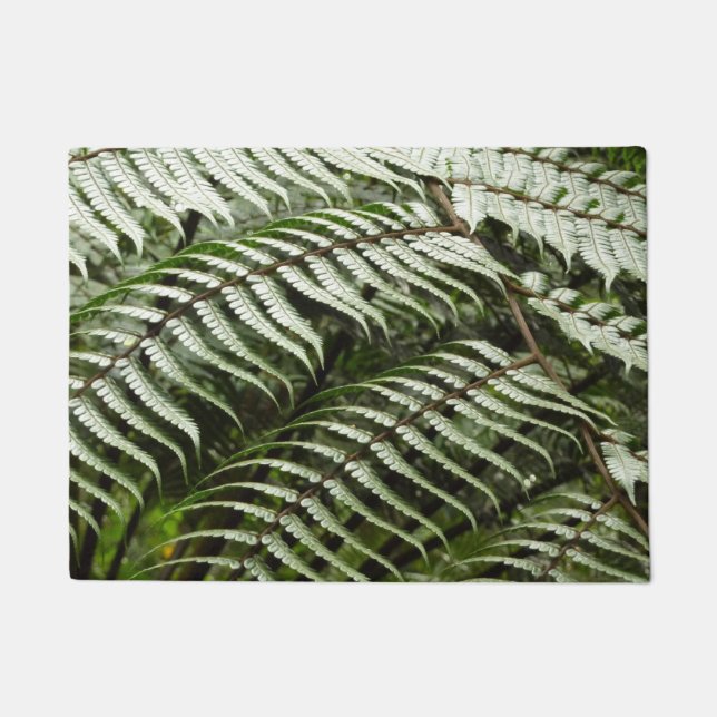 Paillasson Fern Fronds II Dark Green Nature (Devant)
